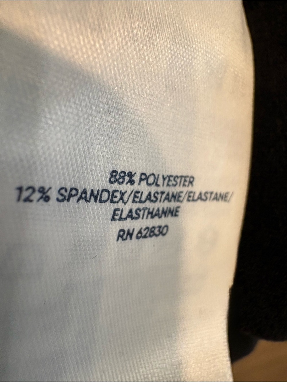 Lands' End Black High-Rise Bike Shorts - Picture 8 of 8
